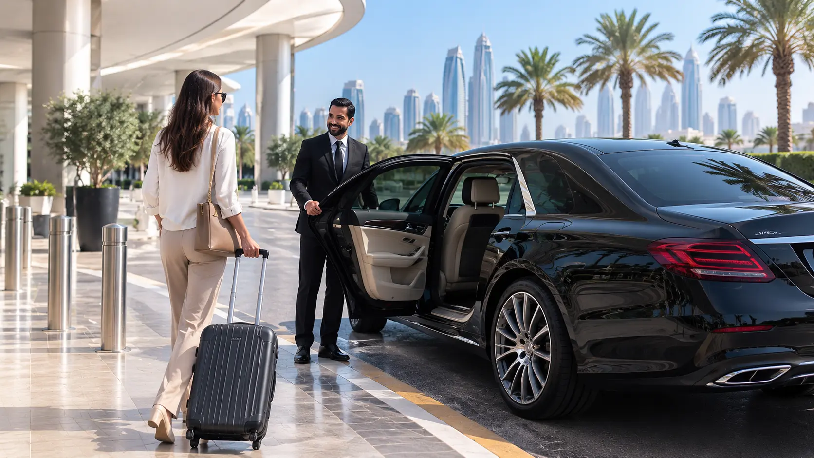 Private airport transfer from Zayed International Airport to Abu Dhabi city centre