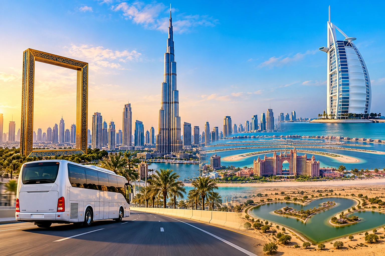 Dubai tour from Abu Dhabi with iconic Dubai landmarks